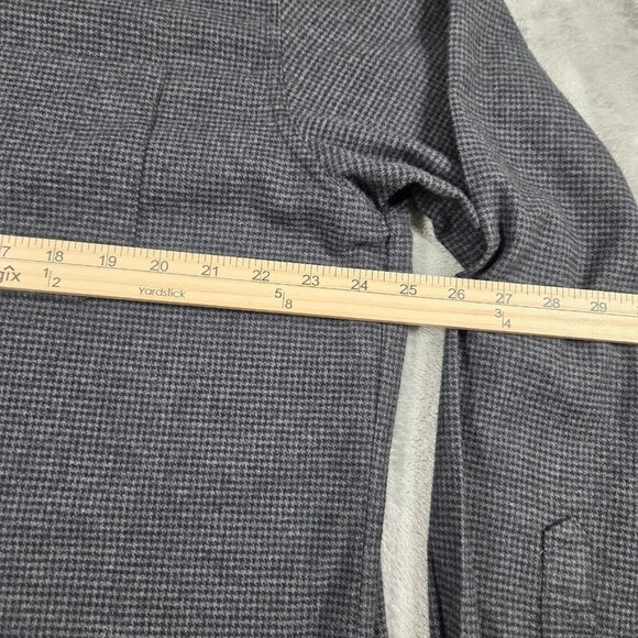 LL Bean Shirt Mens Large Gray Houndstooth Wicked Good Flannel Traditional Fit - Picture 6 of 7